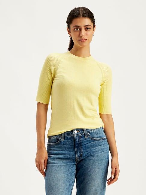 levi's yellow sweater