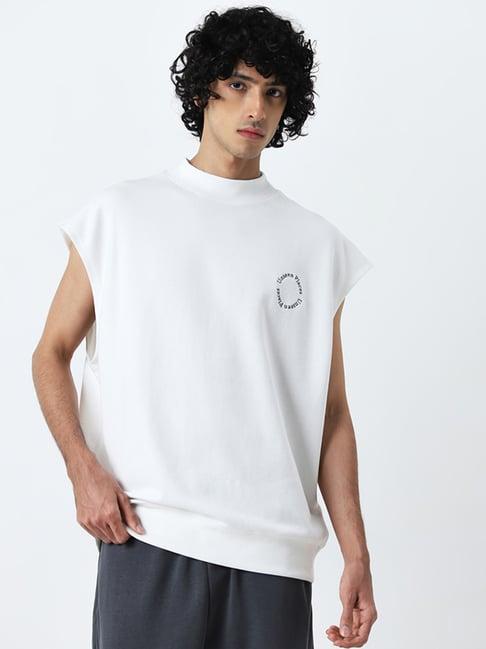 studiofit by westside white relaxed-fit t-shirt