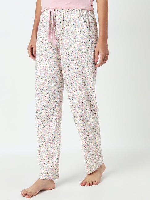 wunderlove by westside multicolour printed high-rise cotton pyjamas