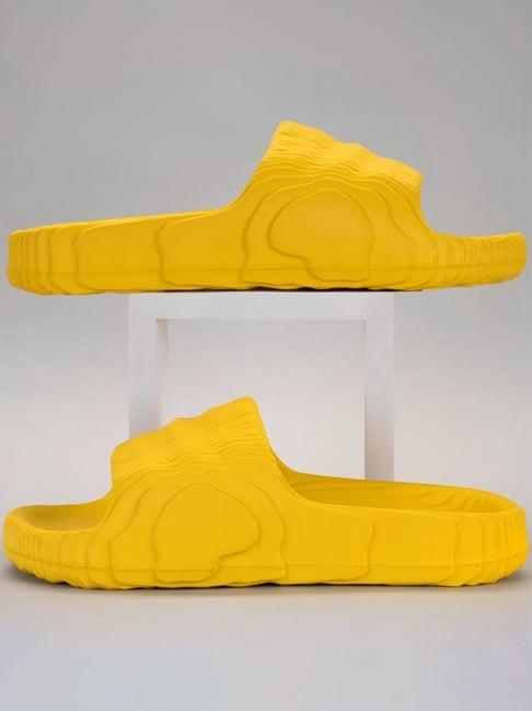 atom men's yellow slides