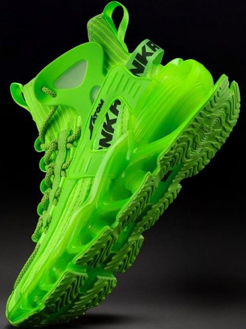 atom men's alpha predator green running shoes