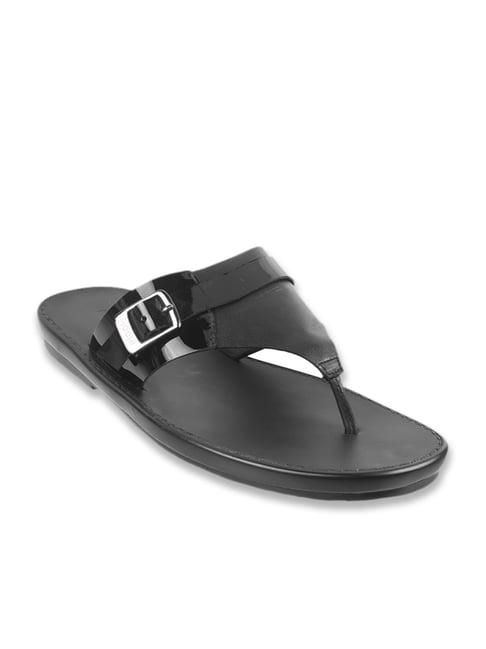 mochi men's black thong sandals