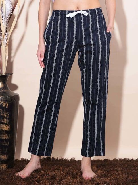 dollar missy navy cotton striped pyjamas