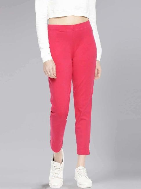 dollar missy hot pink cotton pants