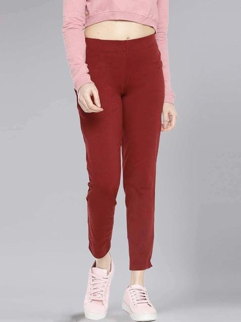 dollar missy maroon cotton pants