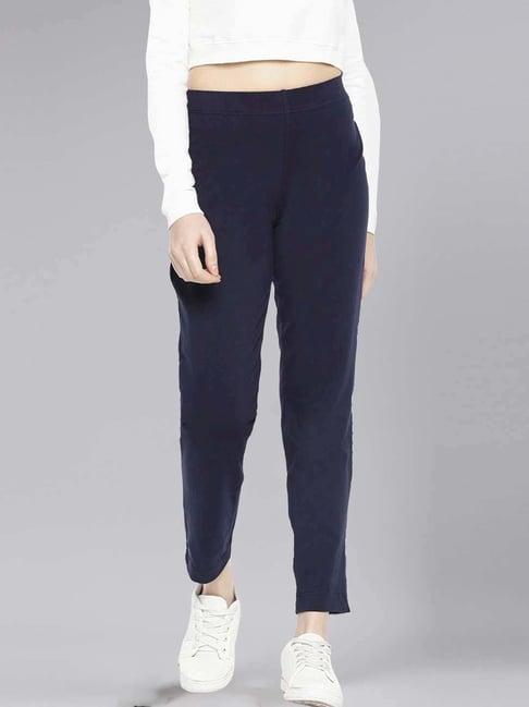 dollar missy navy cotton pants