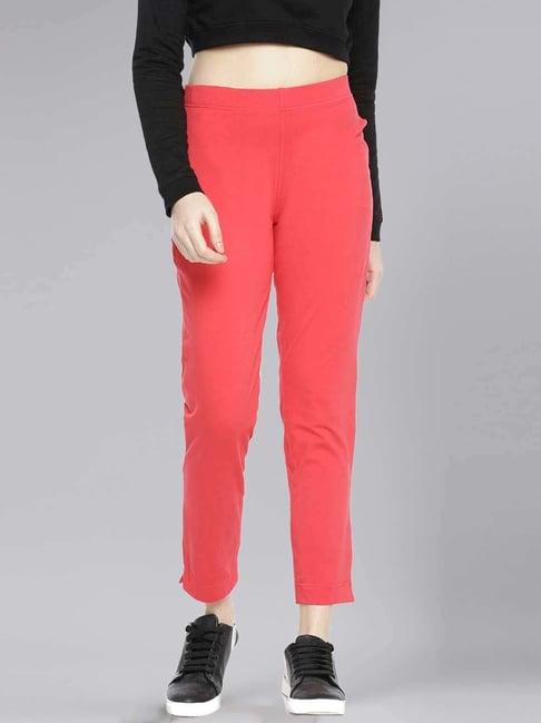 dollar missy scarlet red cotton pants