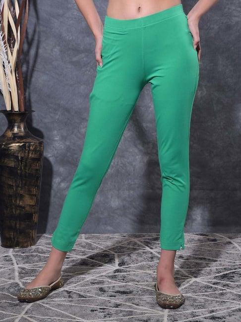 dollar missy sea green cotton pants