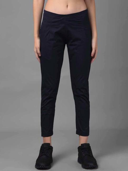 dollar missy dark navy cotton stretch pants