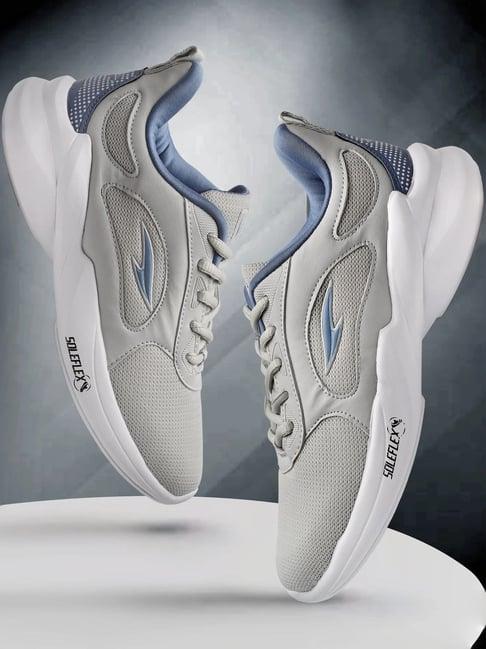 asian women's grey running shoes