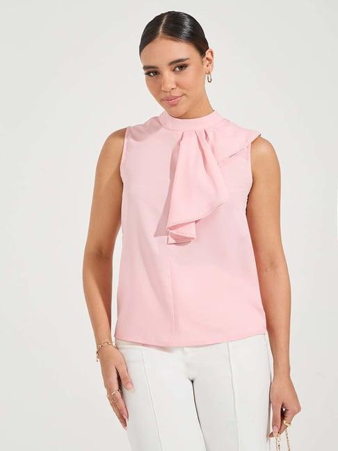 styli pink regular fit top