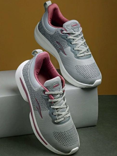 asian women's grey running shoes