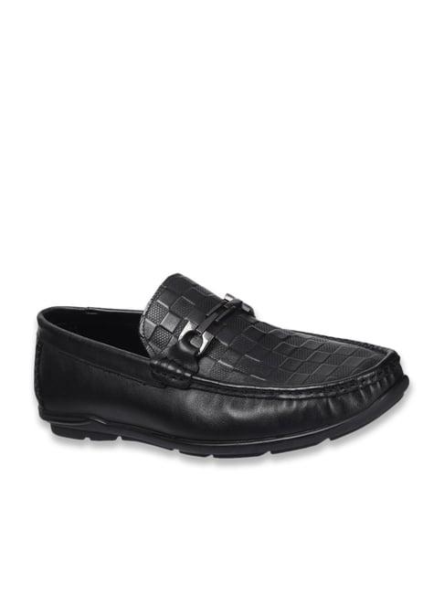 da vinchi by metro men's black casual loafers