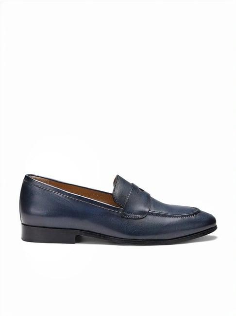 saint g men's lukonin navy loafers