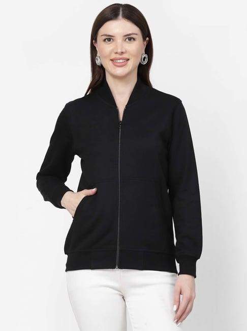 kalt black regular fit jacket