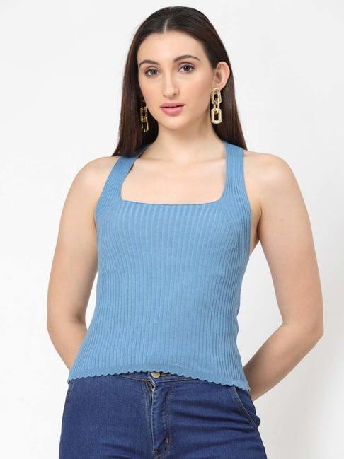 kalt blue tank top