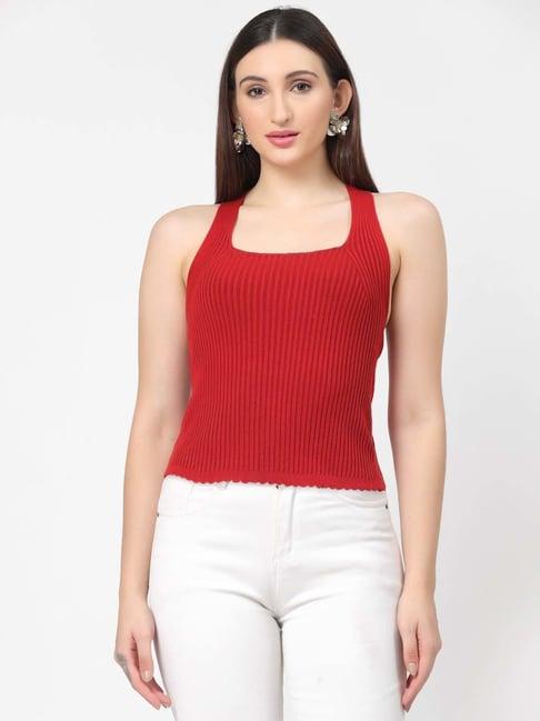 kalt red tank top