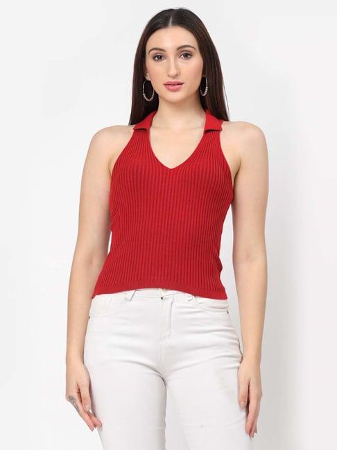 kalt red tank top