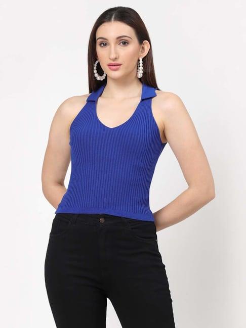 kalt blue tank top