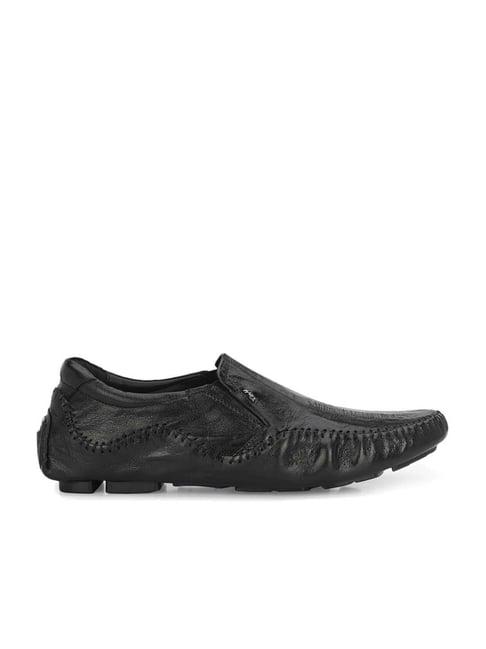 hitz men's black casual loafers