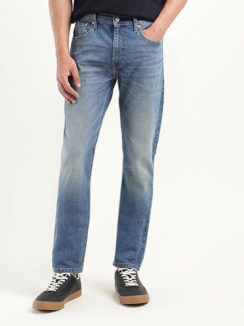 levi's 512 indigo slim fit jeans