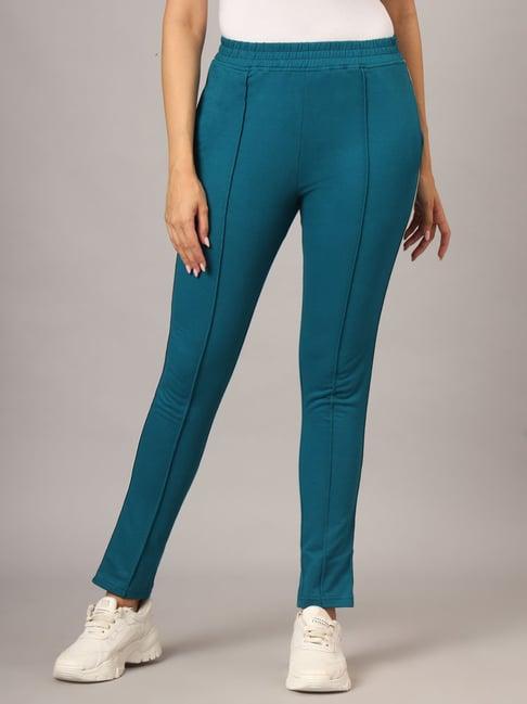 brinns teal track pants