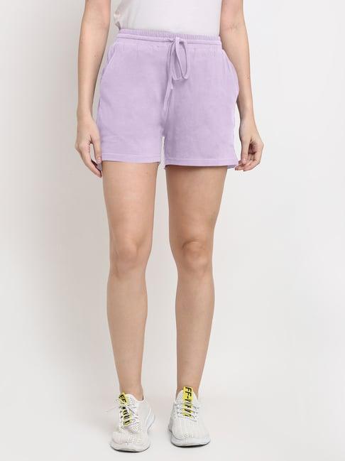 brinns lavender shorts