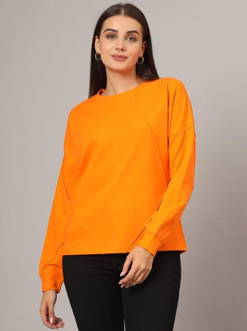 brinns orange pullover