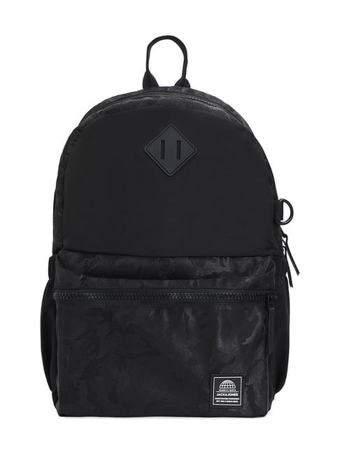 jack & jones fashion black backpack