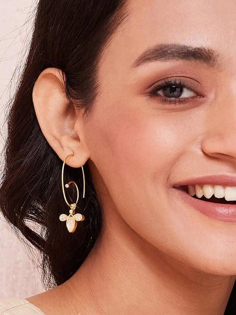 fabindia 92.5 silver danglers earrings for women