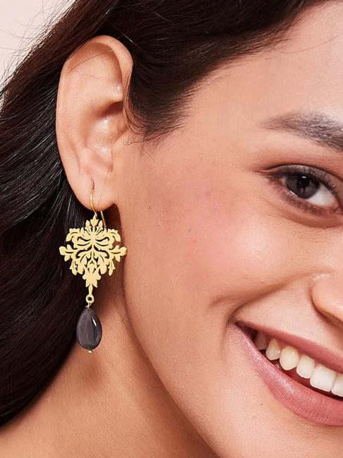 fabindia 92.5 silver danglers earrings for women