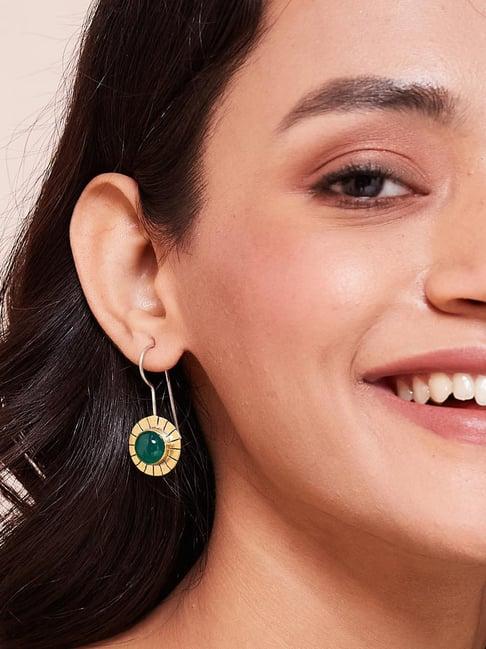 fabindia 92.5 silver danglers earrings for women