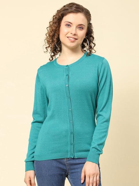 monte carlo turquoise cardigan