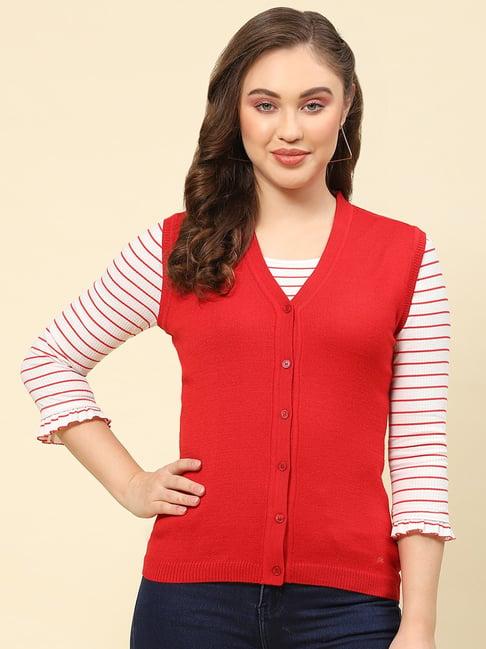 monte carlo red cardigan