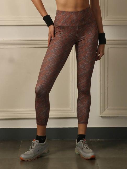 soie multicolor geometric print tights