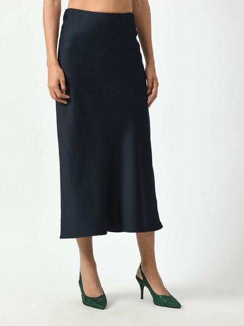 office & you navy maxi skirt