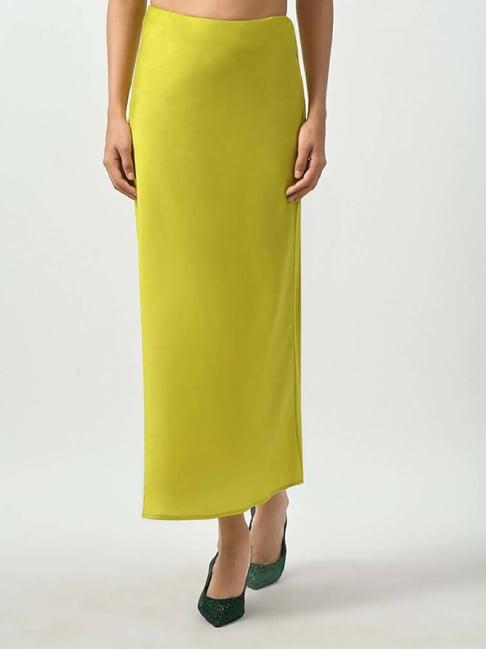 office & you green maxi skirt