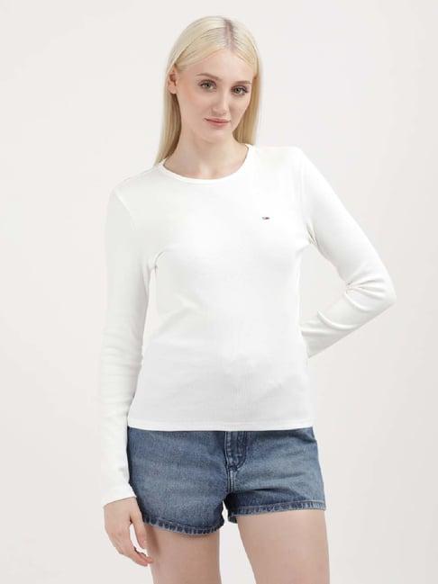 tommy hilfiger white cotton t-shirt