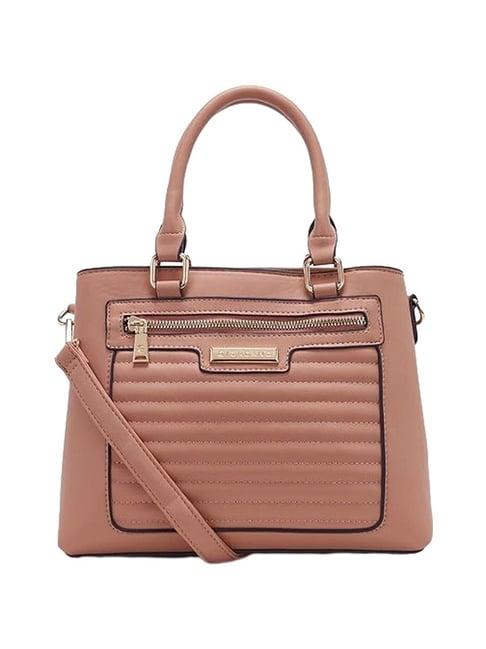 giordano tan solid medium handbag