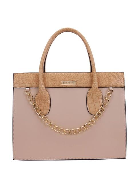 giordano brown textured medium tote handbag