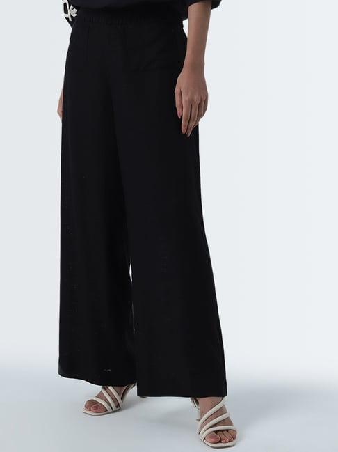 lov by westside black high-rise pants