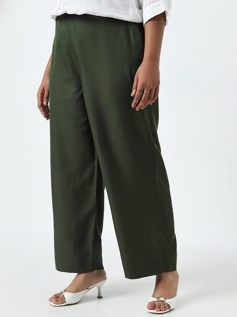 gia by westside olive high-rise pants