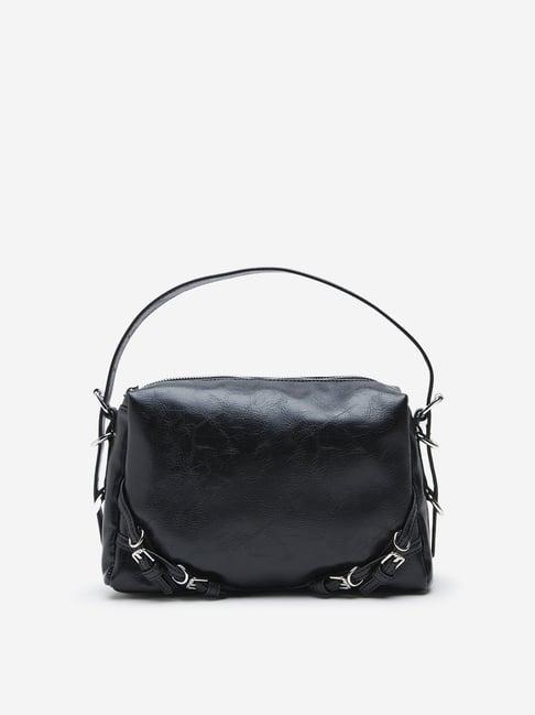 lov by westside black texture slingbag