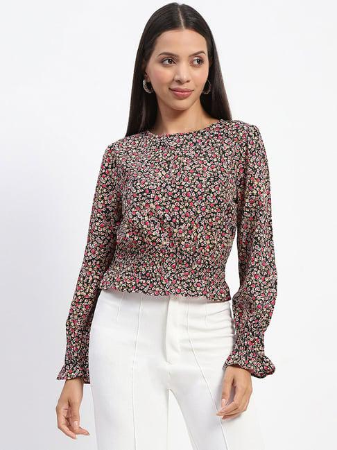 madame multicolor floral print top