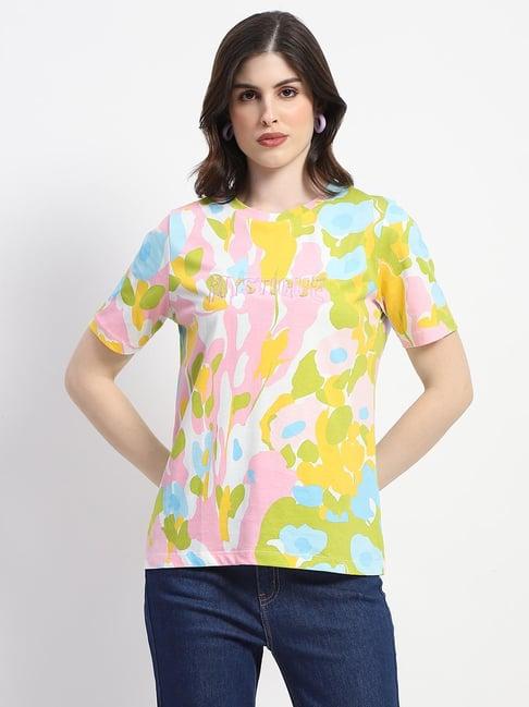 madame multicolor cotton printed t-shirt