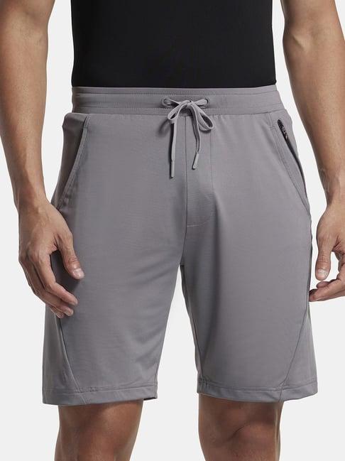 jockey grey straight fit shorts