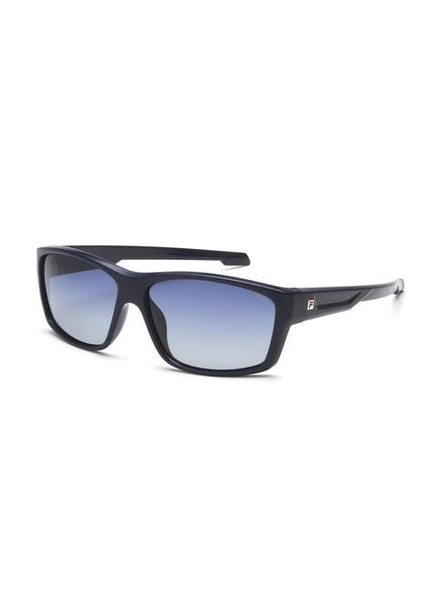 fila blue wraparound uv protection sunglasses for men