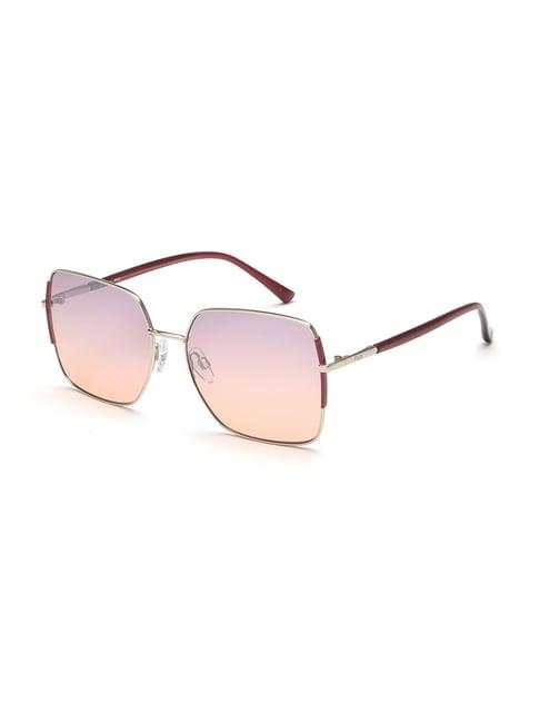 fila beige butterfly uv protection sunglasses for women