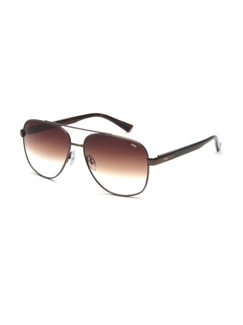 fila brown aviator uv protection sunglasses for men