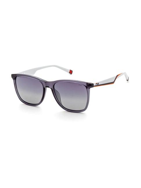 fila grey square uv protection sunglasses for men